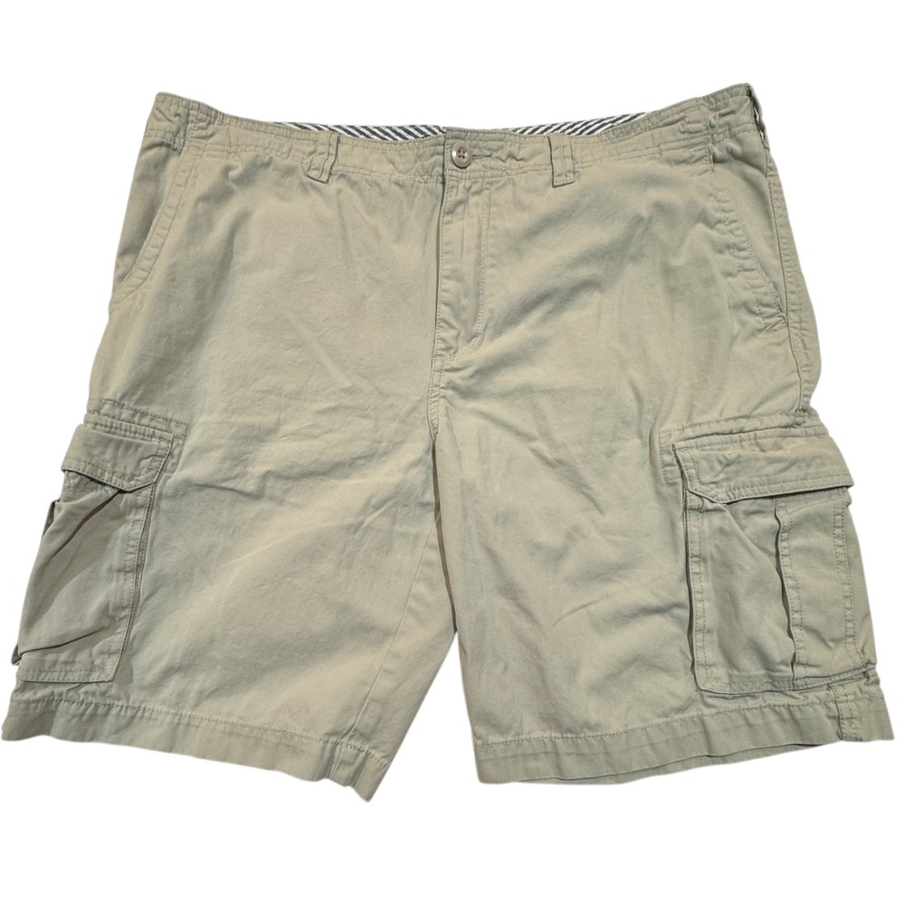 Tommy Hilfiger Cargo Shorts Men's 42 Tan Cotton Classic Fit